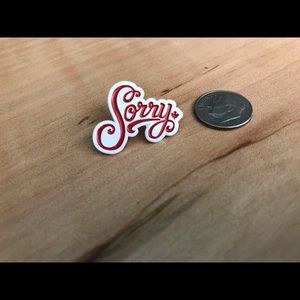 Sorry 🇨🇦 enamel pin